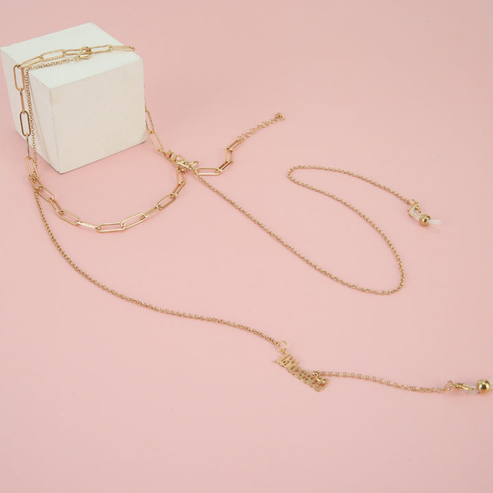 Fashionable Chain Eyewear Holder Bowlift