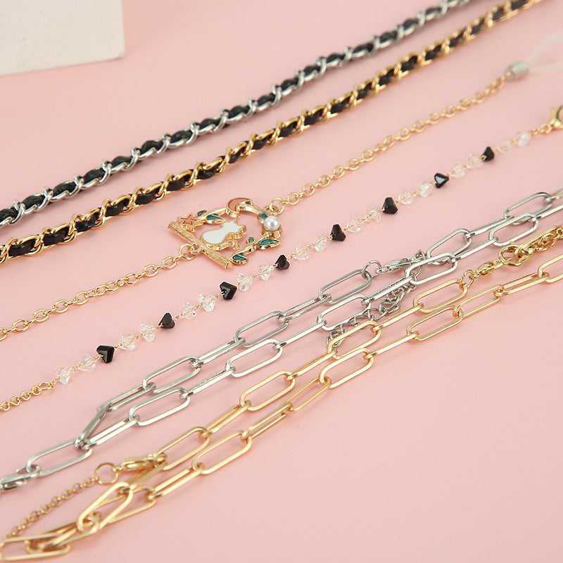 Fashionable Chain Eyewear Holder Bowlift