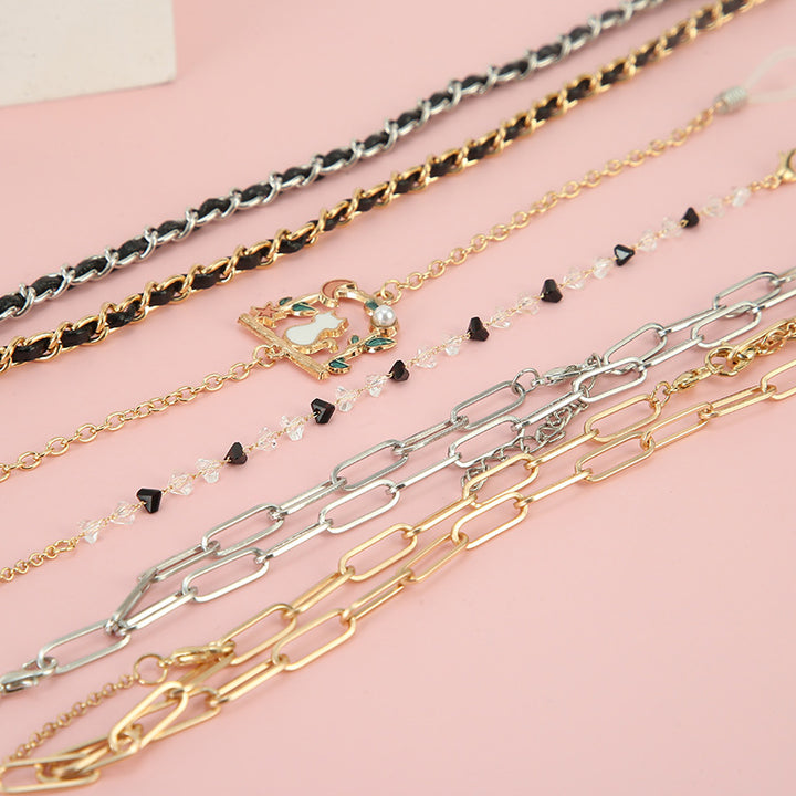 Fashionable Chain Eyewear Holder Bowlift