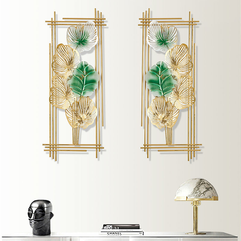 Decorative Floral Metal Wall Art Panels Bowlift
