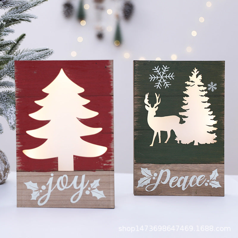 Decorative Wooden Holiday Sign