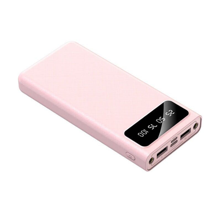 Power bank with integrated multi-charging cable and LCD display Bowlift