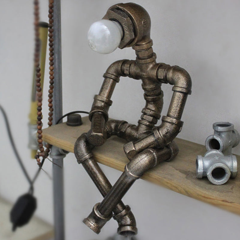 BowLift | RoboShine Robot Lamp – Playful Iron Lighting for Home