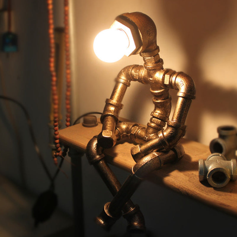 BowLift | RoboShine Robot Lamp – Playful Iron Lighting for Home