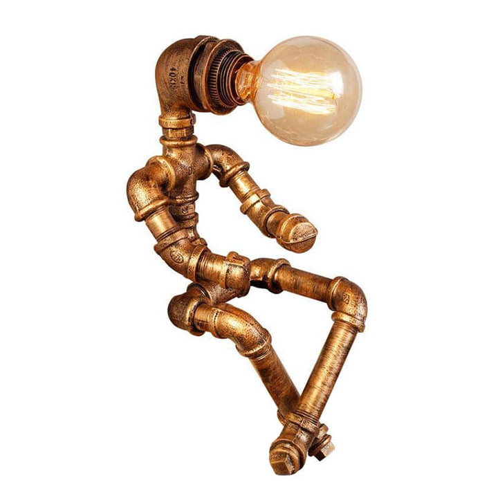 BowLift | RoboShine – Robust Robot Lamp made of Iron