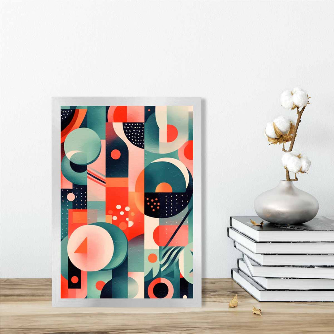 Abstract Colorful Pastel Shapes Art Print No. 1 | Bowlift