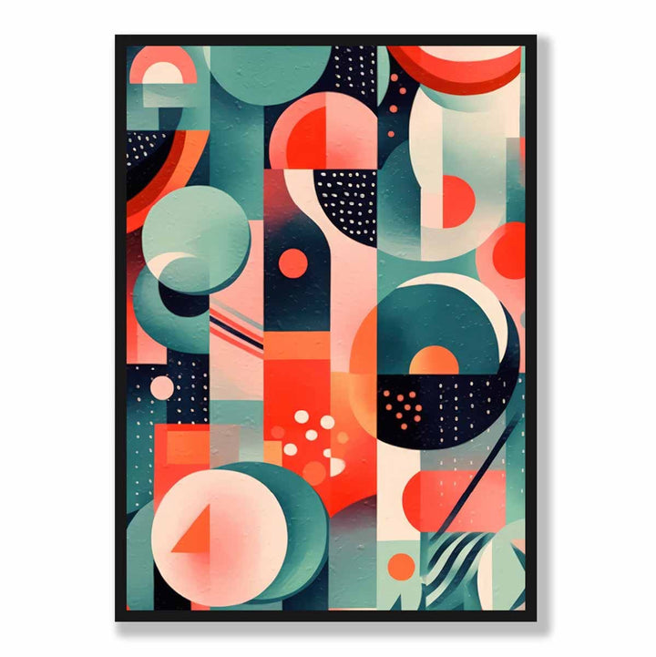 Abstract Colorful Pastel Shapes Art Print No. 2 | Bowlift