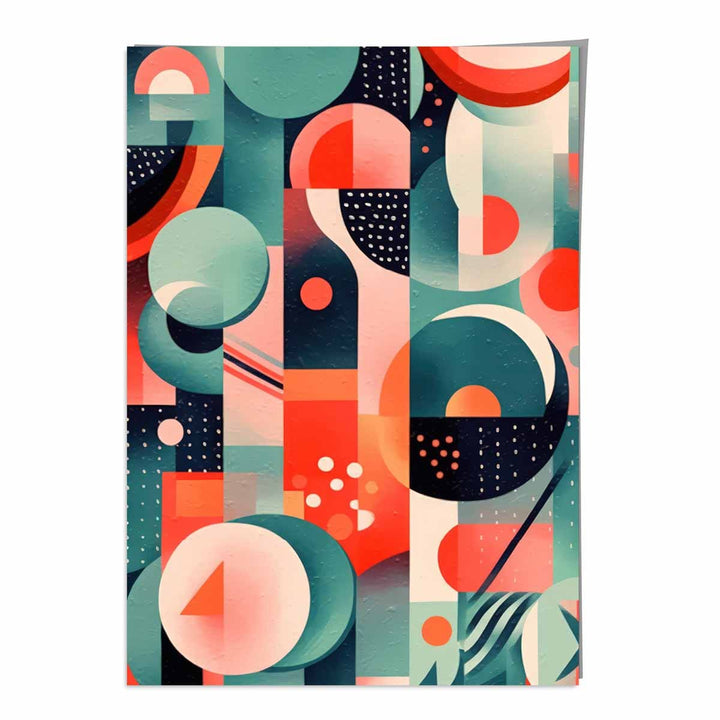 Abstract Colorful Pastel Shapes Art Print No. 2 | Bowlift