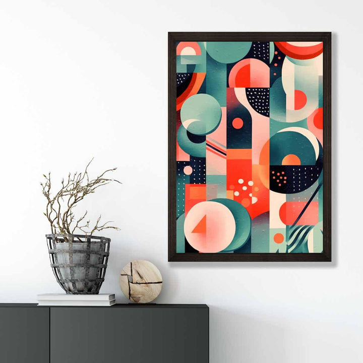 Abstract Colorful Pastel Shapes Art Print No. 2 | Bowlift