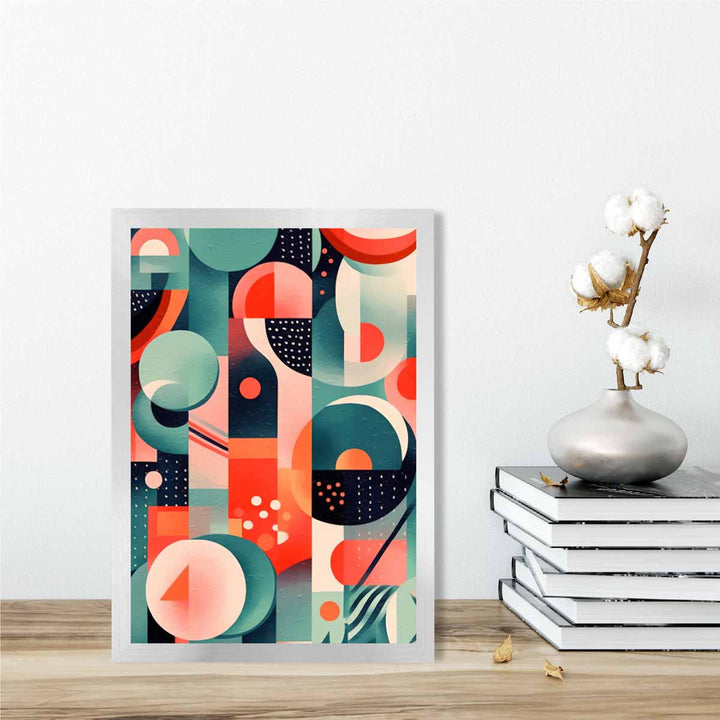Abstract Colorful Pastel Shapes Art Print No. 2 | Bowlift