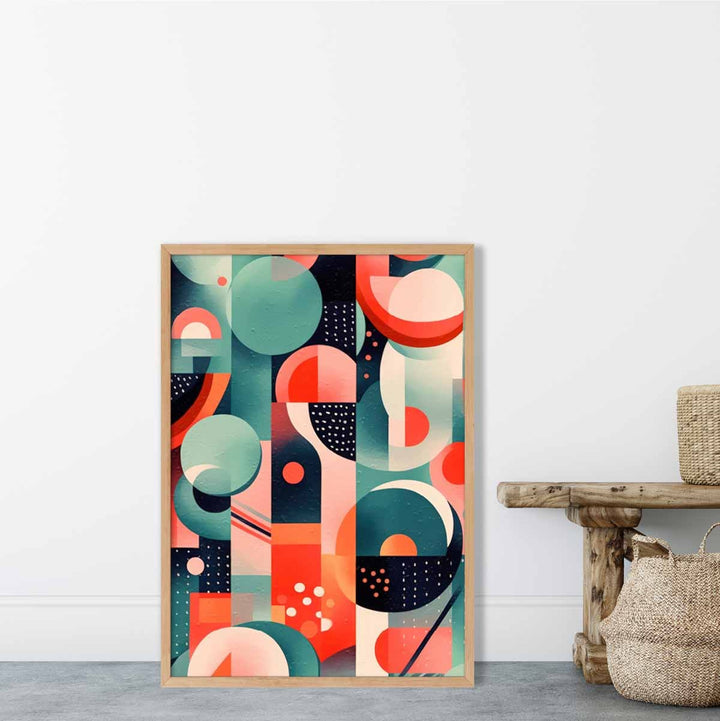 Abstract Colorful Pastel Shapes Art Print No. 3 | Bowlift