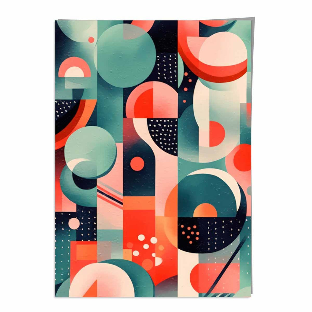 Abstract Colorful Pastel Shapes Art Print No. 3 | Bowlift