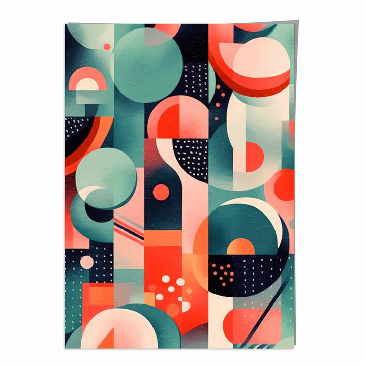 Abstract Colorful Pastel Shapes Art Print No. 3 | Bowlift