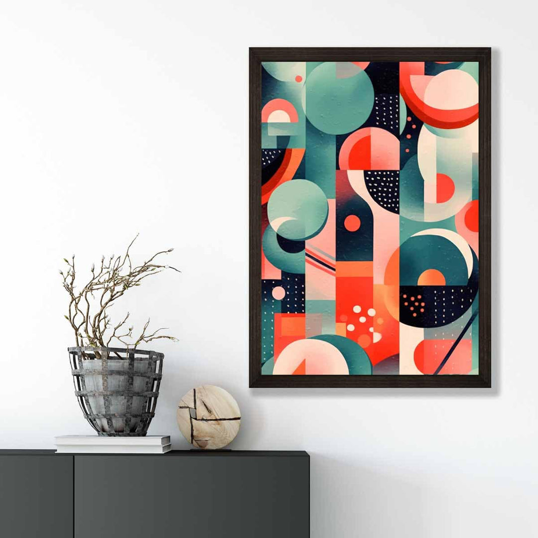 Abstract Colorful Pastel Shapes Art Print No. 3 | Bowlift