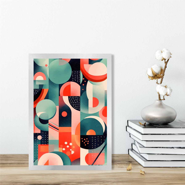 Abstract Colorful Pastel Shapes Art Print No. 3 | Bowlift