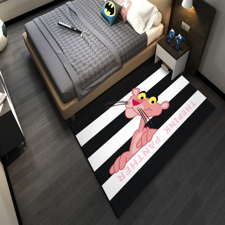 BowLift | Western garden printed carpet multicolored polyester carpet with non-slip backing stain-resistant indoor carpet for bedroom