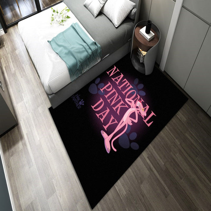 BowLift | Western garden printed rug Multicolor Polyester rug with non-slip backing Stain-resistant indoor rug for bedroom