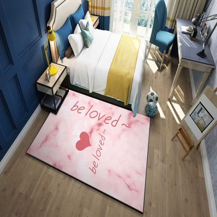 BowLift | Western garden printed rug Multicolor Polyester rug with non-slip backing Stain-resistant indoor rug for bedroom