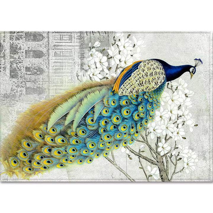 BowLift | Modern Children's Room Rug Multi-Color Animal Area Rug Polyester Pet-Friendly Non-Slip Washable Rug