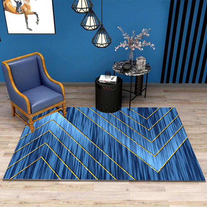 BowLift | Classic Multicolored Geometric Carpet Synthetic Modern Carpet Non-slip Easy Care Indoor Carpet for Decoration