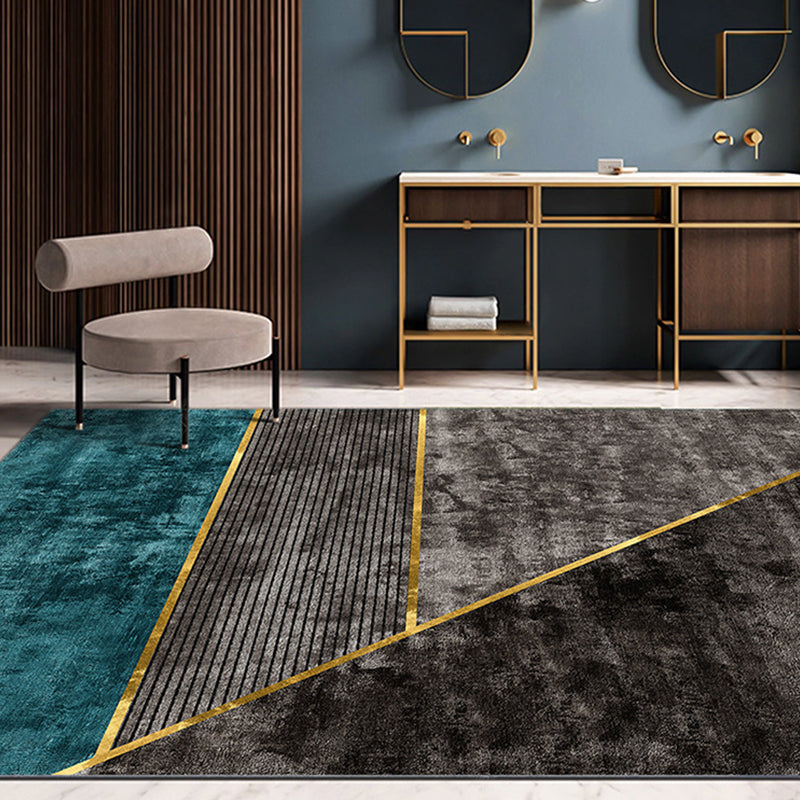 BowLift | Nordic Living Room Rug More Colors Geometric Pattern Indoor Rug Polyester Pet Friendly Stain Resistant Rug