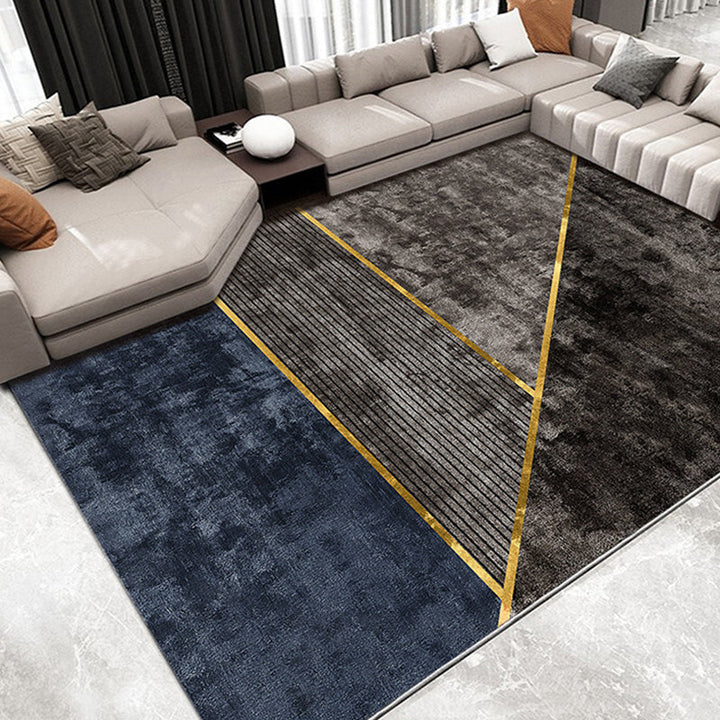 BowLift | Nordic Living Room Rug More Colors Geometric Pattern Indoor Rug Polyester Pet Friendly Stain Resistant Rug