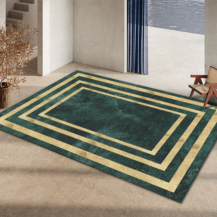 BowLift | Glam Home Decoration Rug Multicolored Abstract Print Rug Polypropylene Non-Slip Back Easy Care Rug