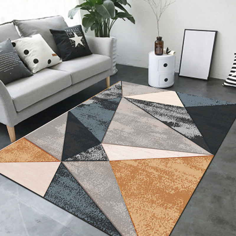 BowLift | New geometric carpet multicolor polyester carpet pet-friendly stain-resistant indoor carpet for living room