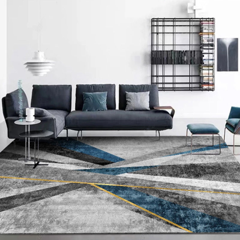 BowLift | New geometric carpet multicolor polyester carpet pet-friendly stain-resistant indoor carpet for living room