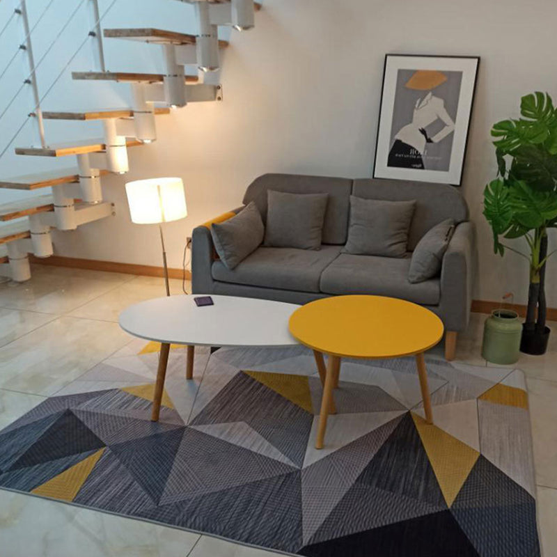 BowLift | New geometric carpet multicolor polyester carpet pet-friendly stain-resistant indoor carpet for living room