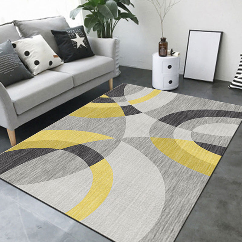 BowLift | New geometric carpet multicolor polyester carpet pet-friendly stain-resistant indoor carpet for living room