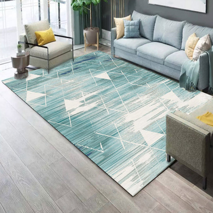 BowLift | New geometric carpet multicolor polyester carpet pet-friendly stain-resistant indoor carpet for living room