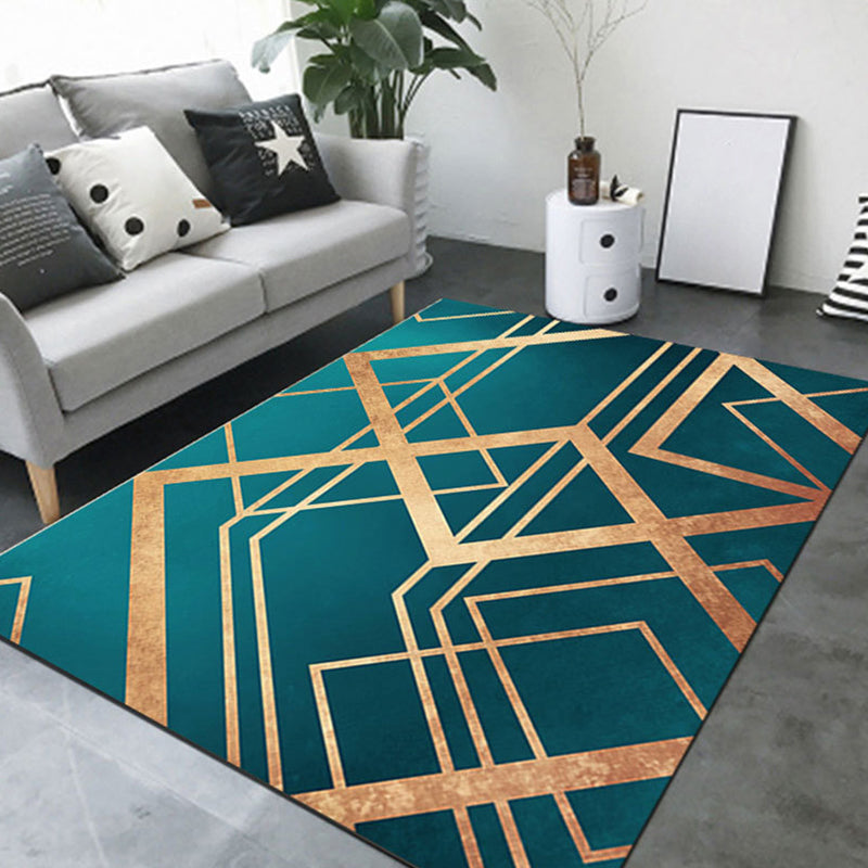 BowLift | New geometric carpet multicolor polyester carpet pet-friendly stain-resistant indoor carpet for living room