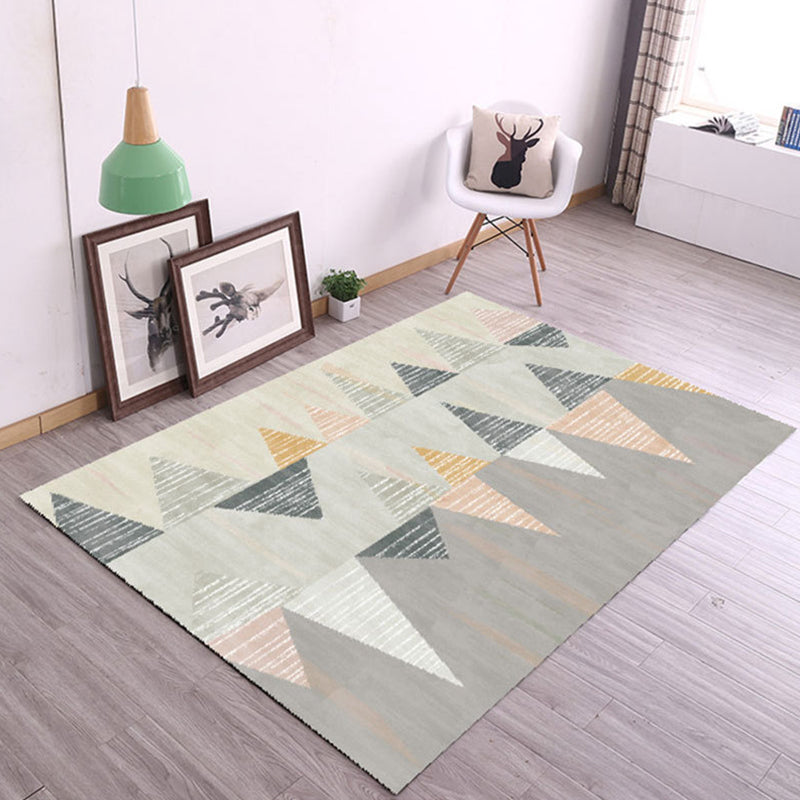 BowLift | New geometric carpet multicolor polyester carpet pet-friendly stain-resistant indoor carpet for living room