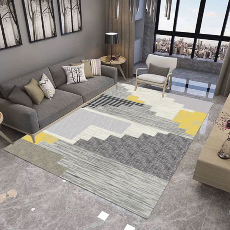 BowLift | New geometric carpet multicolor polyester carpet pet-friendly stain-resistant indoor carpet for living room