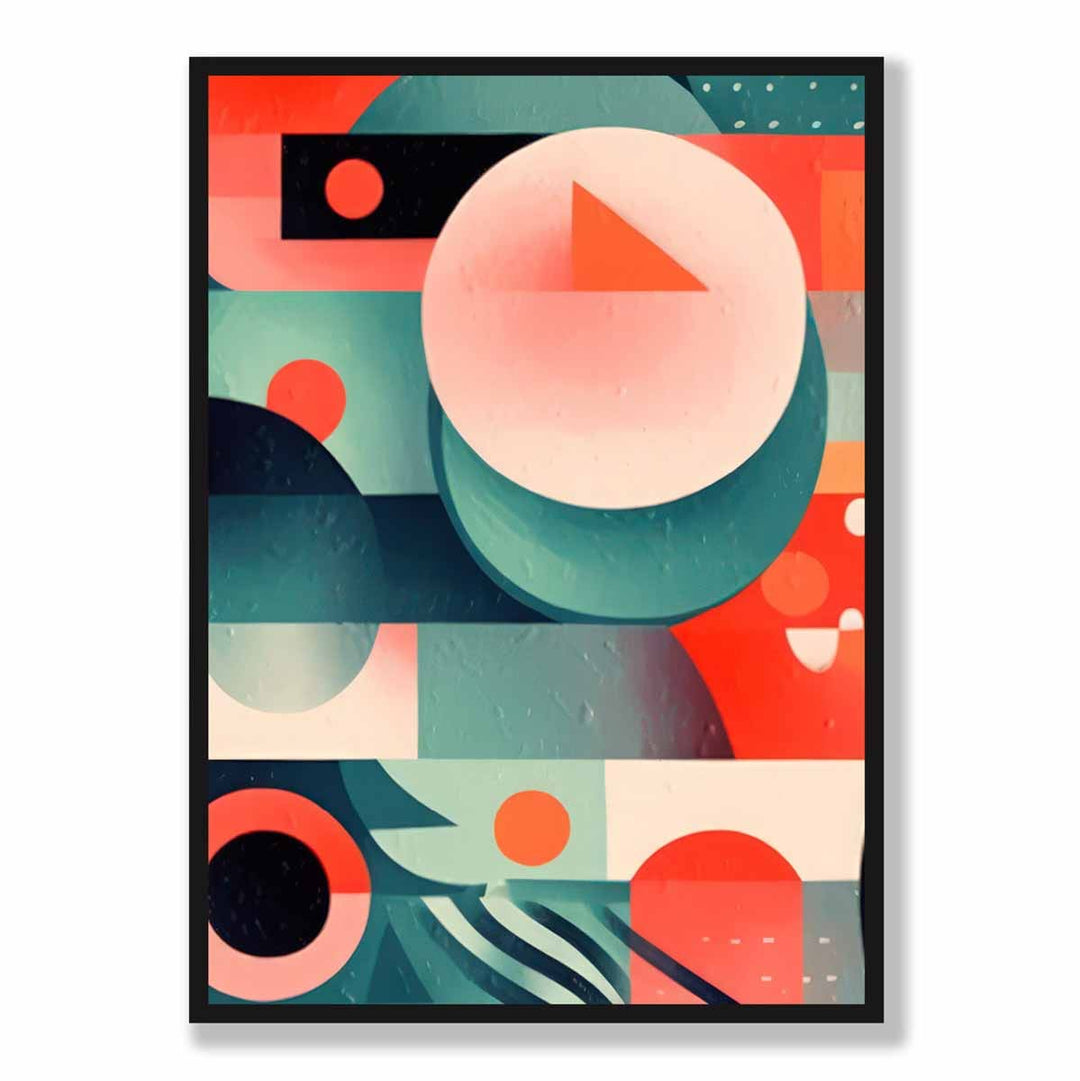 Abstract Colorful Pastel Shapes Art Print No. 4 | Bowlift