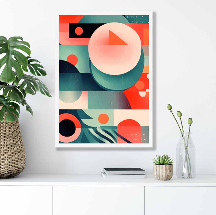 Abstract Colorful Pastel Shapes Art Print No. 4 | Bowlift
