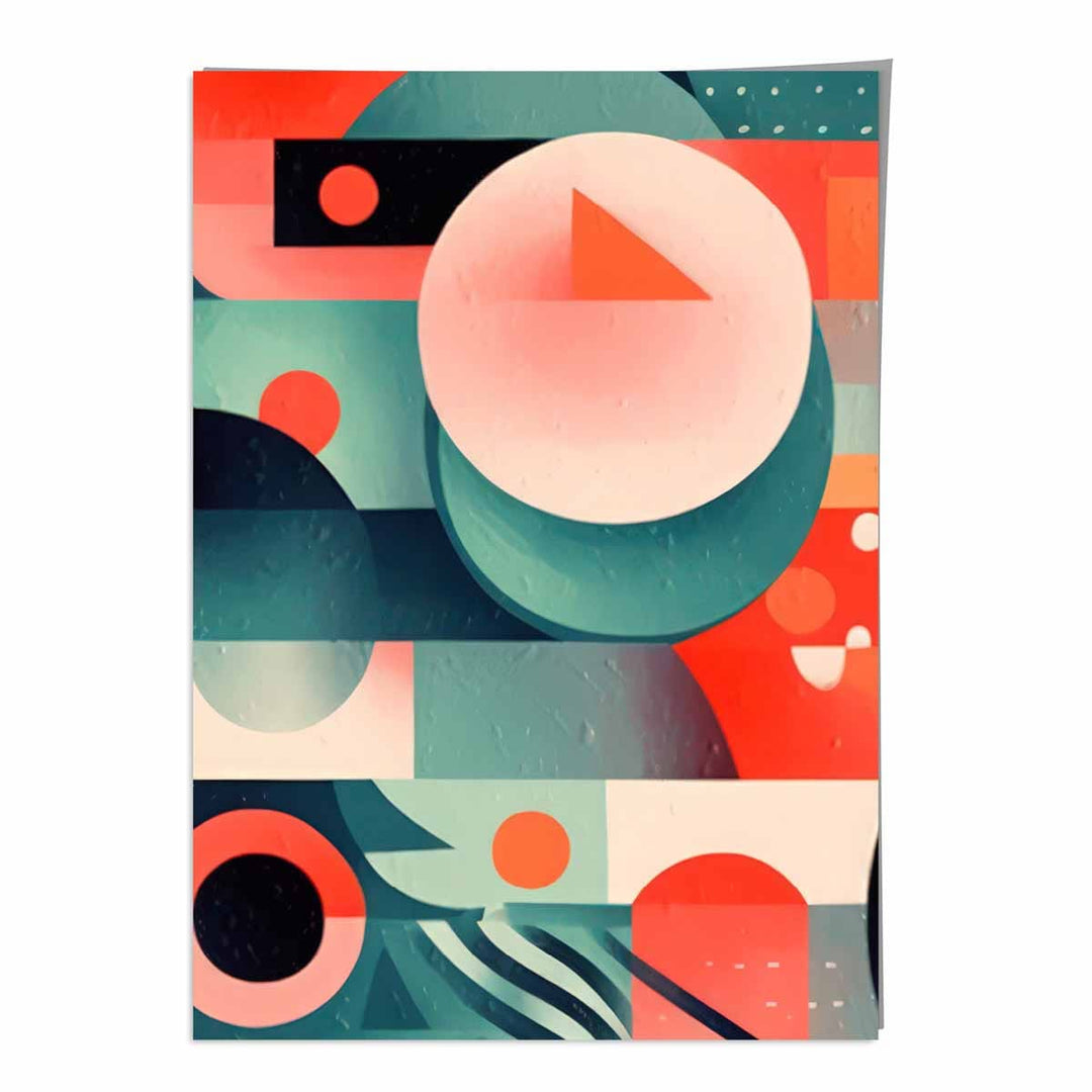 Abstract Colorful Pastel Shapes Art Print No. 4 | Bowlift