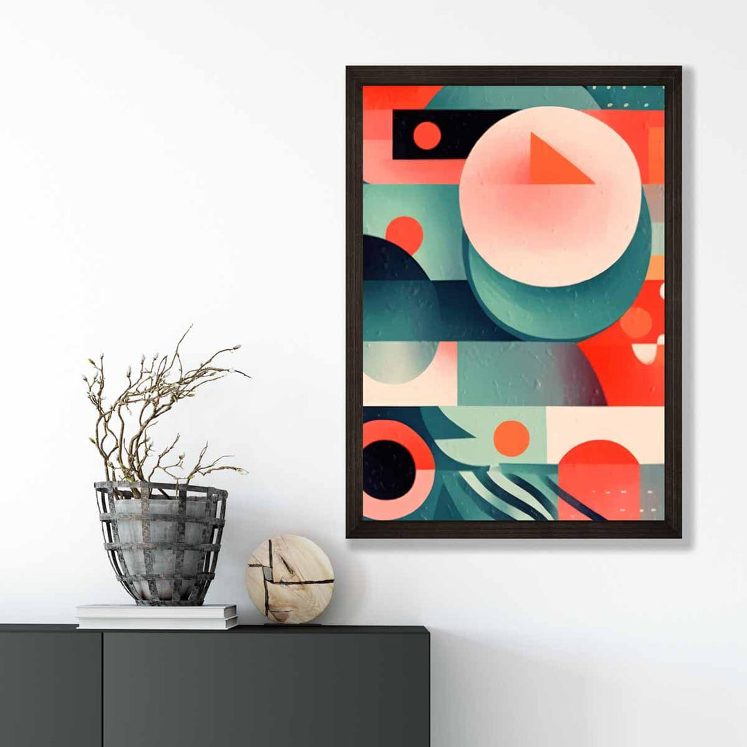 Abstract Colorful Pastel Shapes Art Print No. 4 | Bowlift