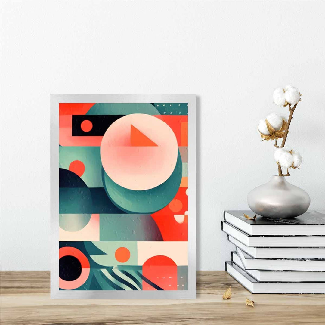 Abstract Colorful Pastel Shapes Art Print No. 4 | Bowlift