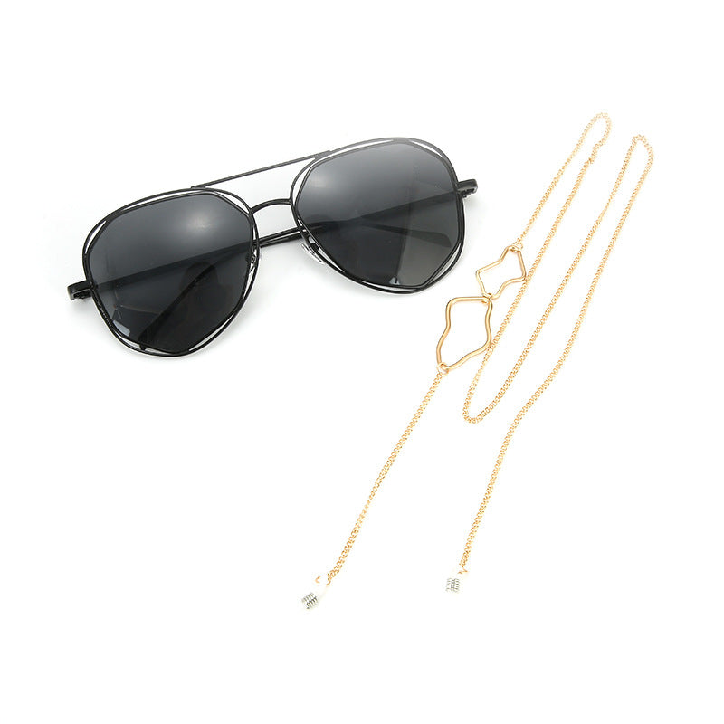 Star-Aligned Beaded Eyewear Chain Bowlift