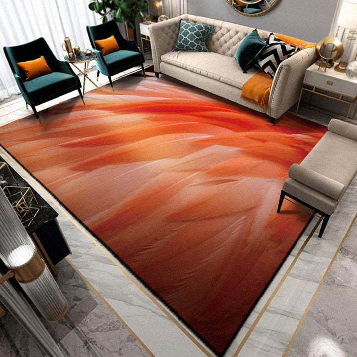 BowLift | Multicolored Living Room Rug Unique Animal Print Rug Polypropylene Pet Friendly Washable Area Rug