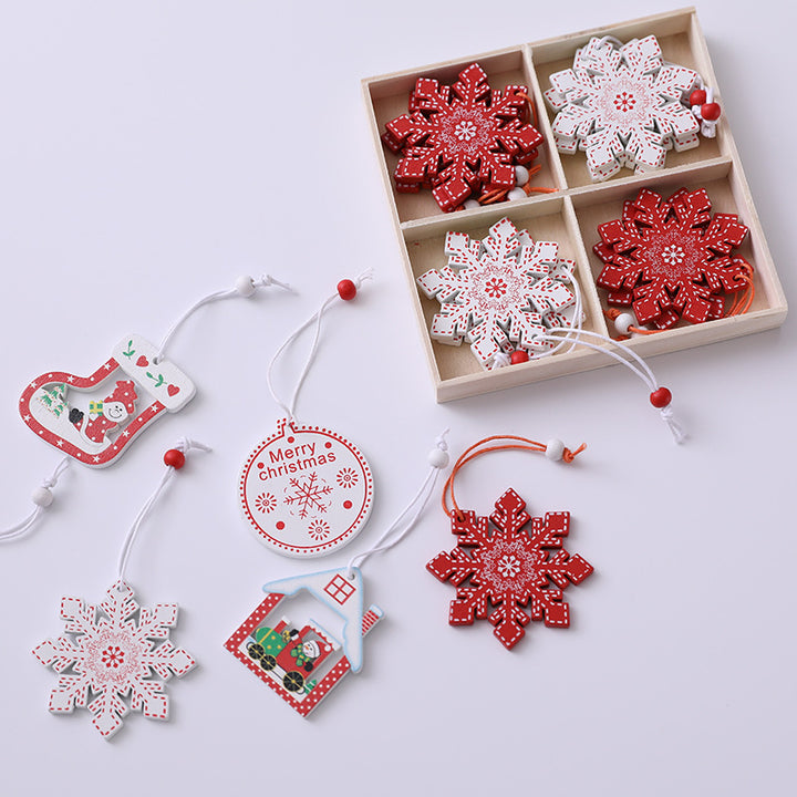 Christmas Themed Decorative Ornament Set