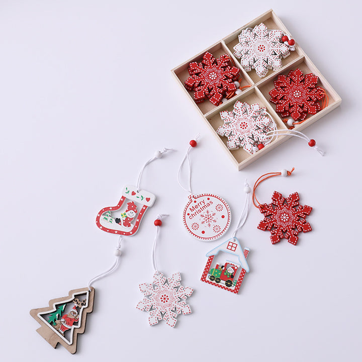 Christmas Themed Decorative Ornament Set