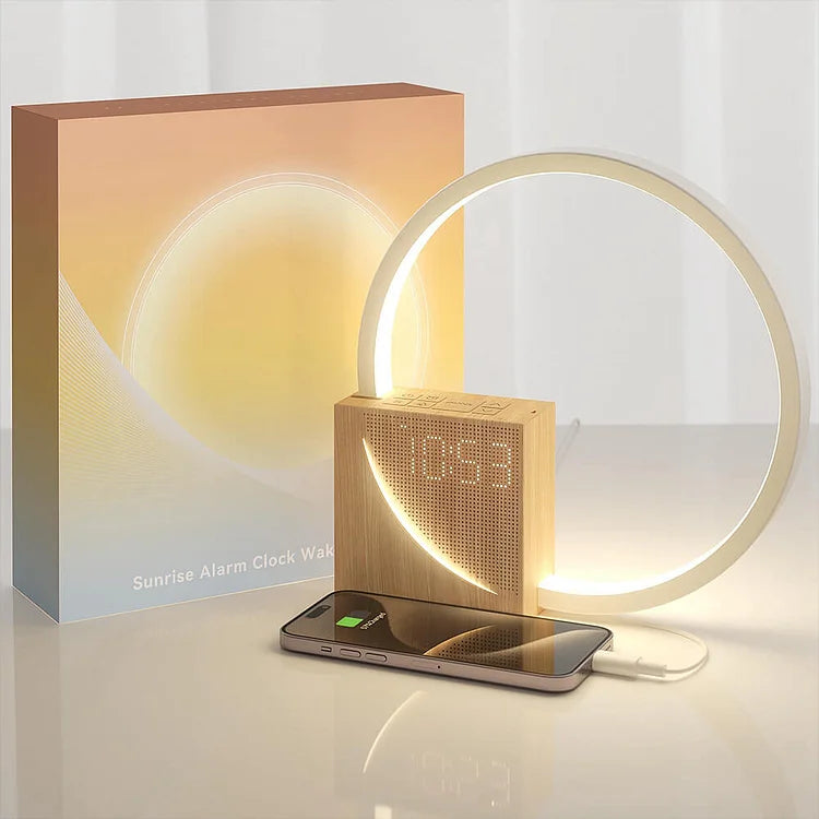 BowLift | TouchRise - Lighted Touch Control Alarm Clock