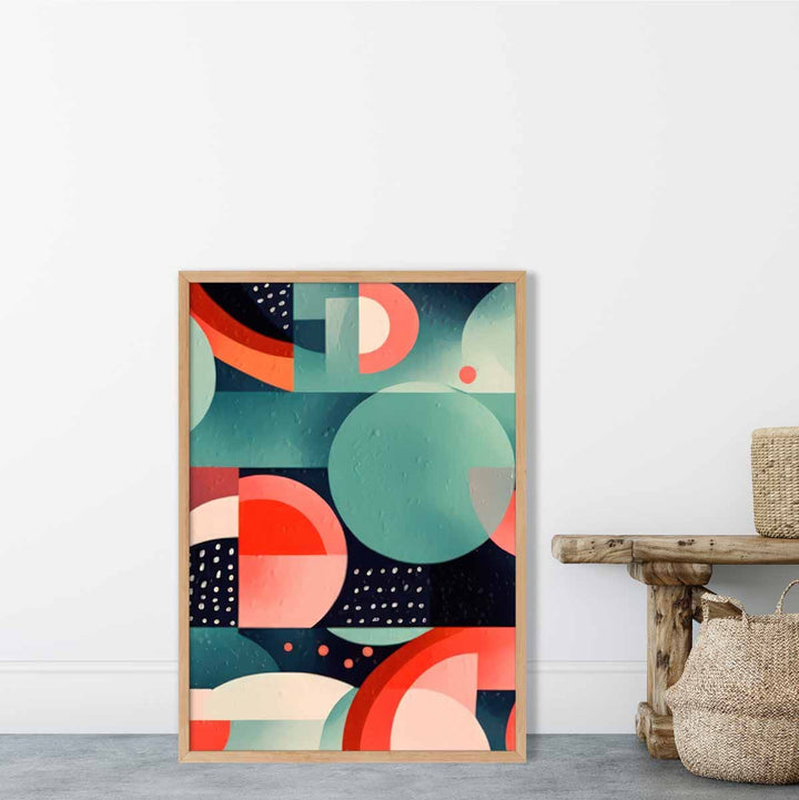 Abstract Colorful Pastel Shapes Art Print No. 6 | Bowlift