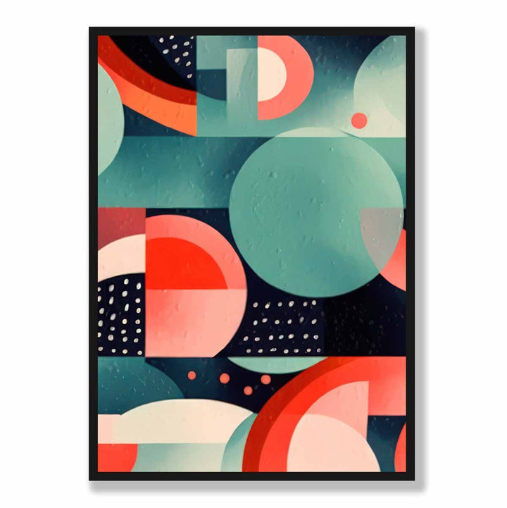 Abstract Colorful Pastel Shapes Art Print No. 6 | Bowlift