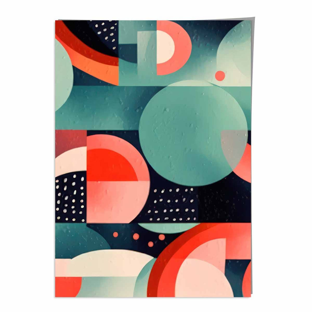 Abstract Colorful Pastel Shapes Art Print No. 6 | Bowlift