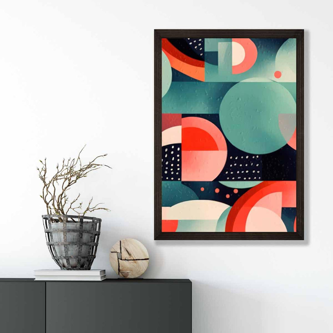Abstract Colorful Pastel Shapes Art Print No. 6 | Bowlift