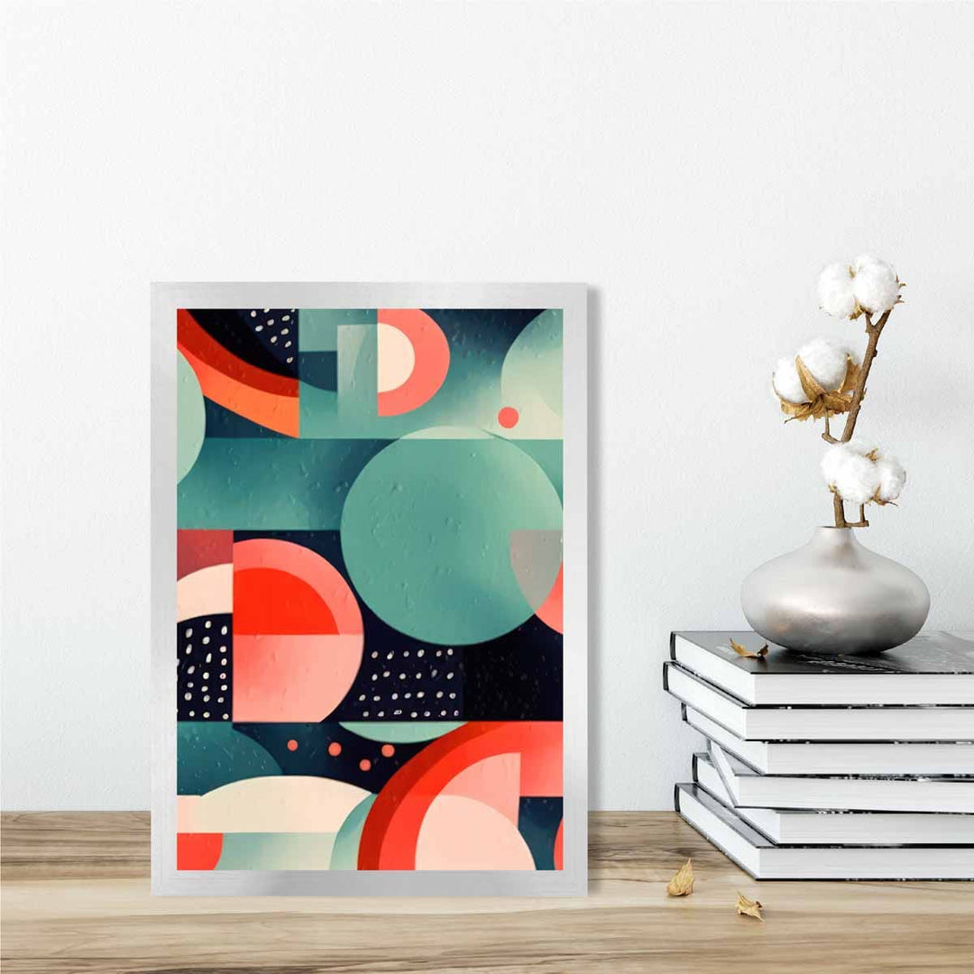 Abstract Colorful Pastel Shapes Art Print No. 6 | Bowlift